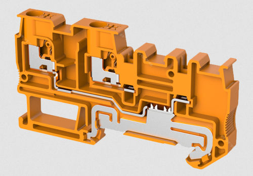 Bloc de jonction sur rail-DIN - TPIO2.5-IN-3-PE - Ningbo SUPU Electronics Co., Ltd. - à ressort / push-in / en cuivre