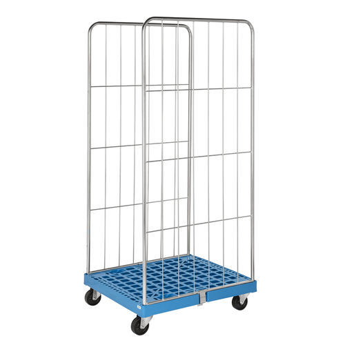 Roll-conteneur multiusage - ROLL0035 - Italiana Contenitori Srl - à étagères / avec base en plastique / en métal