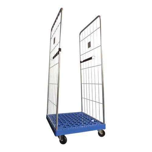 Roll-conteneur à étagères - ROLL0020 - Italiana Contenitori Srl - en métal / avec base en plastique