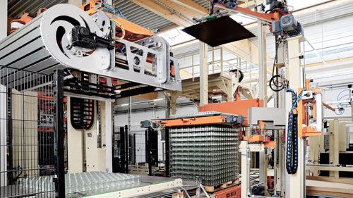 Palettiseur et dépalettiseur robotisé - MSK - pour bouteilles / de canettes / pour palettes vides