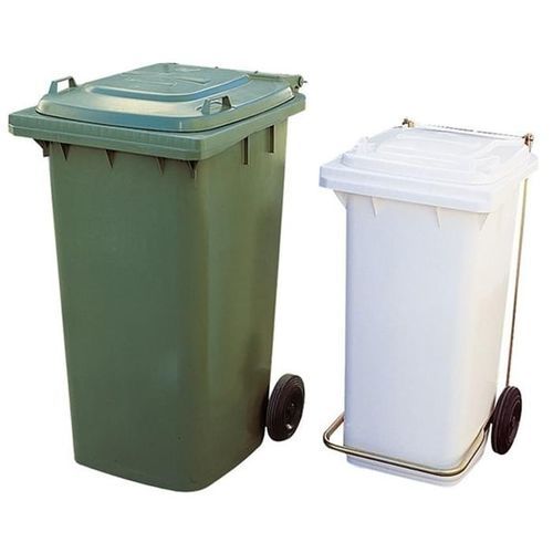Conteneur à déchets en plastique - ECO 120 - Nordcontenitori - Logis-Rent - pour déchets urbains / pour papier / pour matières plastiques