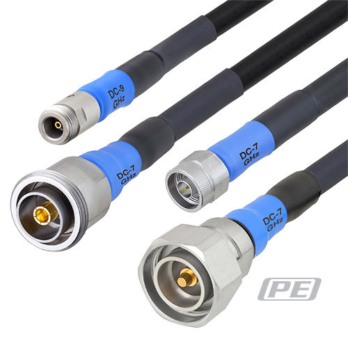 Harnais électrique RF - PE3C40xx series - Pasternack Enterprises, Inc. - droit / à angle droit / robuste