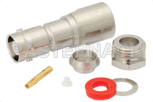 Connecteur RF - MHV series  - Pasternack Enterprises, Inc. - radio-fréquence / coaxial / droit