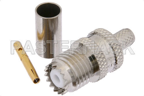 Connecteur UHF - Pasternack Enterprises, Inc. - radio-fréquence / coaxial / droit