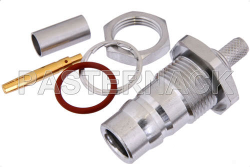 Connecteur RF - QN series  - Pasternack Enterprises, Inc. - radio-fréquence / coaxial / cylindrique