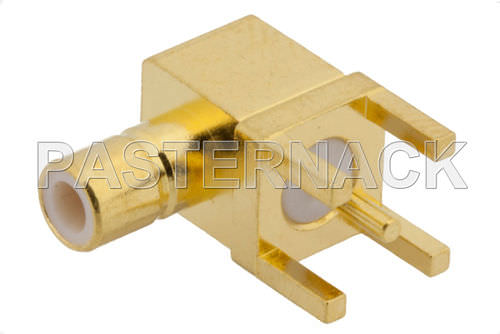 Connecteur radio-fréquence - SMB series  - Pasternack Enterprises, Inc. - coaxial / jack / coudé