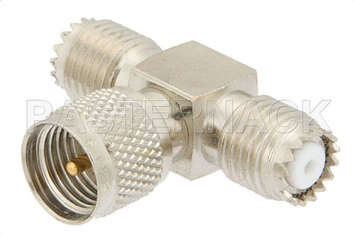 Adaptateur femelle - Mini-UHF Adapter RF Series  - Pasternack Enterprises, Inc. - mâle / BNC / TNC