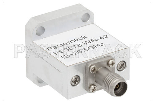 Adaptateur mâle-cannelé - Pasternack Enterprises, Inc. - pour guide d'ondes / de communication