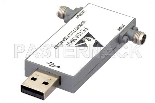 Amplificateur avec port USB - PE15A3900 Series - Pasternack Enterprises, Inc. - RF / micro-onde / pour ondes millimétriques