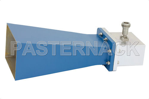 Antenne à cornet - WR-229  - Pasternack Enterprises, Inc. - avec adaptateur / pour guide d'ondes