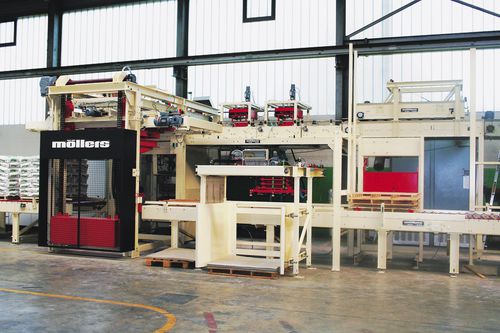 Palettiseur pour matériau de construction - PLS-B - Möllers - couche par couche / robotisé / de sacs