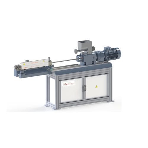 Extrudeuse bivis - GMTWIN 18/44 - Gülnar Plastik Mak. San. Tic. Ltd. Sti. - de panneaux / pour thermoplastiques / compacte
