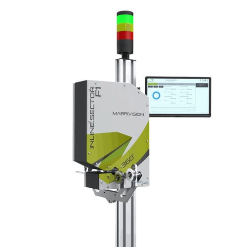 Mesureur d'épaisseur de paroi - INLINE.SECTOR F1 - Mabri.Vision GmbH Technologiezentrum am Europaplatz - pour tuyau en plastique / stationnaire / sans contact