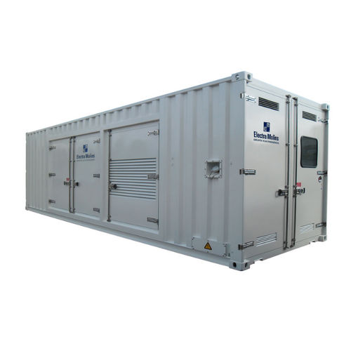 Groupe électrogène diesel - EMU-1100 - ELECTRA MOLINS - triphasé / stationnaire / en container