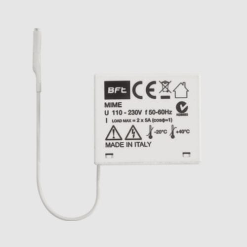 Récepteur radio - MIME AC - BFT - pour télécommande / 433 MHz