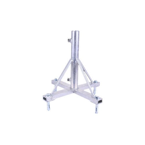 Pied pour tubes ronds - P3052 - Indelec - en acier galvanisé / à visser / pour fixation au sol