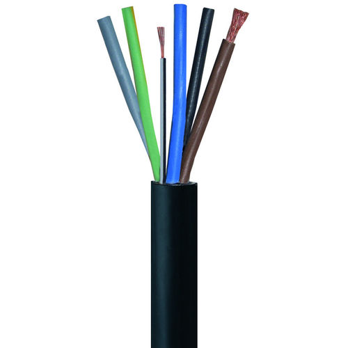 Câble électrique d'alimentation - AC PURWIL EVC H05BZ5-F - Brugg Kabel AG - résistant à l'huile / à retardateur de flamme / résistant aux flammes