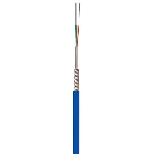 Câble optique de données - BRUsteel - Brugg Kabel AG - blindé / robuste / autoportant