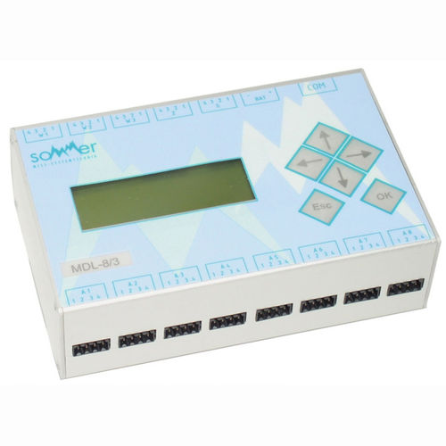 Enregistreur de données de vitesse de l'air - MDL 8/3  - SOMMER Messtechnik GmbH - GSM/GPRS / RS-232 / avec afficheur LCD