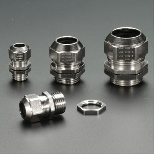 Presse-étoupe en métal - AGM series  - TAKACHI Electronics Enclosure Co., Ltd. - IP68 / fileté / droit