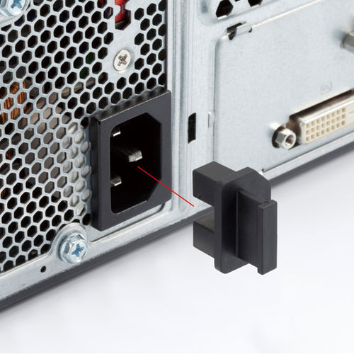 Bouchon de prise - PLC-3TV series - TAKACHI Electronics Enclosure Co., Ltd. - rectangulaire / mâle / en plastique