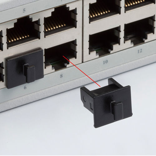 Bouchon pour connecteur RJ45 - PJ series - TAKACHI Electronics Enclosure Co., Ltd. - rectangulaire / mâle / en plastique