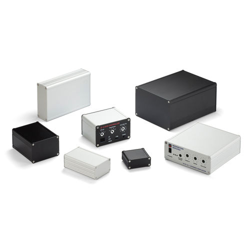 Boîtier en aluminium extrudé - EX series - TAKACHI Electronics Enclosure Co., Ltd. - de bureau / rectangulaire / en profilé aluminium
