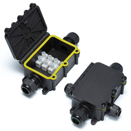 Boîte de dérivation à encastrer - JW HINGED - TAKACHI Electronics Enclosure Co., Ltd. - IP68 / en polyamide / pour réseau industriel