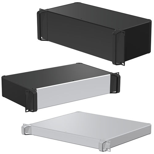 Boîtier rack 19" - AUXR series - TAKACHI Electronics Enclosure Co., Ltd. - rectangulaire / en aluminium / en fonte d'aluminium