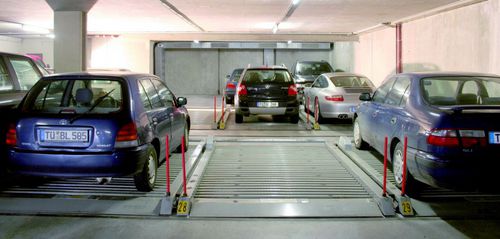 Plateforme pour parking coulissant - 501 - Otto Wöhr GmbH - à 2 niveaux