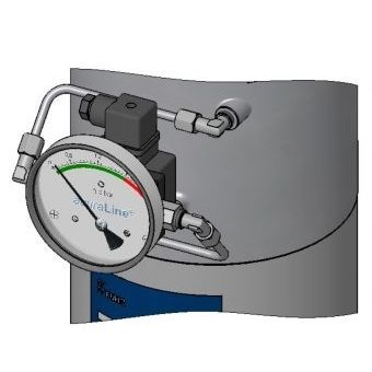 Manomètre pour pression différentielle - Acura DP - Siga Filtration - différentiel / à cadran / à encastrer