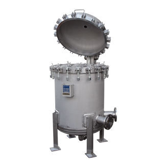 Carter de filtre à panier multiplex - Siga Filtration - pour produits chimiques / en acier inoxydable / gros débit