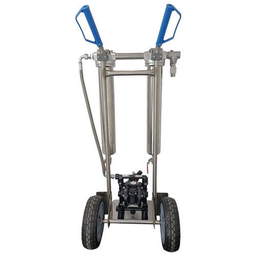 Filtre mobile - FILTRUC - Siga Filtration - pour peinture / pour liquides alimentaires et boissons / avec cartouche