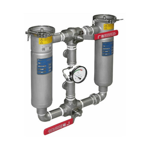 Carter de filtre duplex - Siga Filtration - multipoche / pour liquide / en acier inoxydable