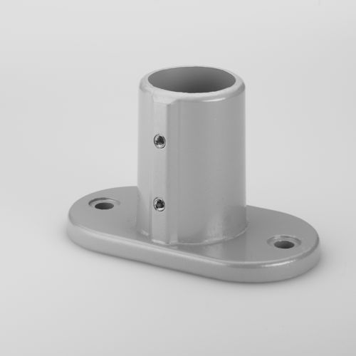 Connecteur de tube rond - 5043a - Ernst Brinck & Co. GmbH - en aluminium / appui sol / à visser