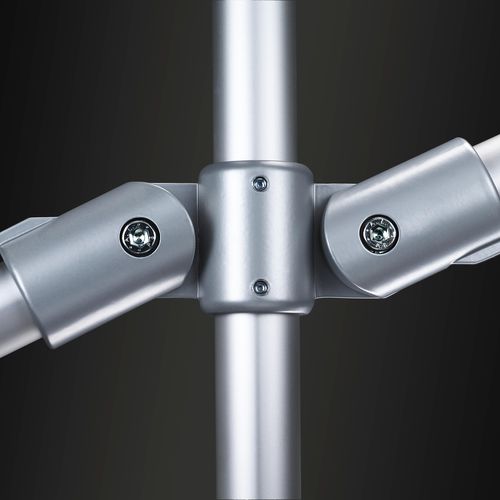 Connecteur de tube en croix - 1687 - Ernst Brinck & Co. GmbH - articulé / en aluminium