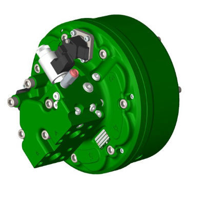 Moteur hydraulique à pistons radiaux - TV 1.5 - SAI Motori Idraulici - à cylindrée variable / haute pression / pour applications lourdes