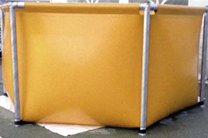 Réservoir de stockage - MTX Industrie - pour produits chimiques / en PVC / souple