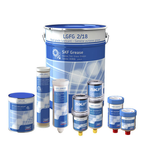 Graisse pour le secteur alimentaire - LGFG 2 - SKF Maintenance,Lubrication and Power Transmission - de lubrification / à base d'huile minérale / au complexe de calcium