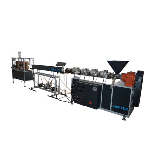 Ligne d'extrusion de tuyau - HF HAYTEK PLASTIC AND PLASTIC MACHINERY CO - pour PVC