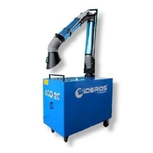 Dépoussiéreur portable - ECO 2C - SIDEROS Engineering - à charbon actif / décolmatage à contre-courant / compact