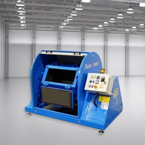 Tonneau d'ébavurage de finition - Rotoclean Mini - SIDEROS Engineering - rectifieuse / compact
