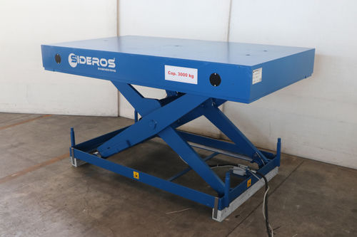 Table élévatrice à ciseaux - Scissor - SIDEROS Engineering - électrique / hydraulique / stationnaire