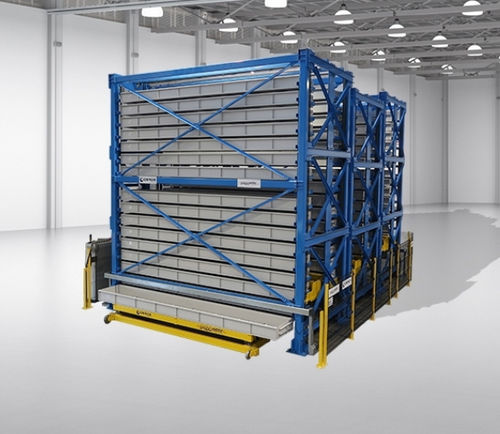 Magasin automatique vertical - Spaziomatic - SIDEROS Engineering - pour barres en fer