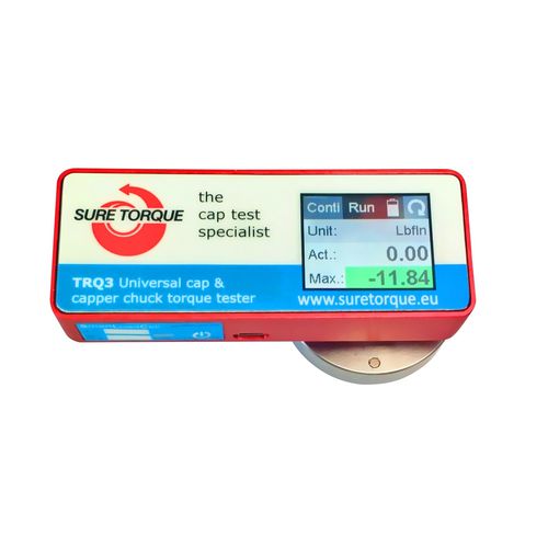 Testeur de couple portable - TRQ3 - Sure Torque Europe ltd - pour capsule de bouteilles / d'étalonnage / pour couple de dévissage