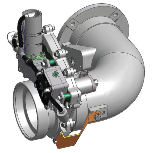 Vanne à opercule - 7001 series  - AMOT - à actionneur électrique / d'arrêt / pour diesel