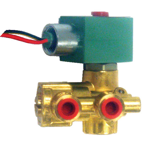 Électrovanne à commande assistée - 10424X - AMOT - 3 voies / air / compacte