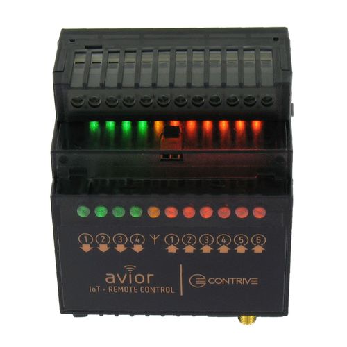 Automate programmable sur rail DIN - Avior  - Contrive - entrées analogiques / à entrées numériques / sorties relais