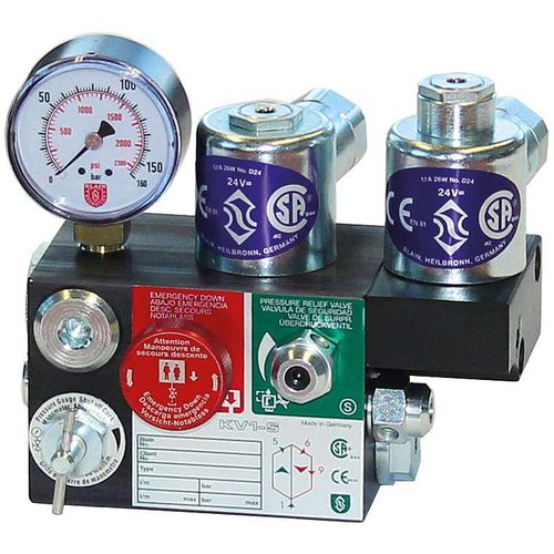 Vanne à commande hydraulique - KV 1S - Blain Hydraulics GmbH - pour ascenseur