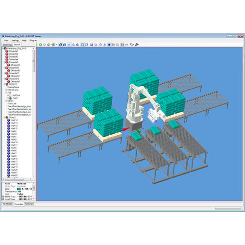 Logiciel de palettisation - K-SPARC - Kawasaki Robotics GmbH - d'interface / de commande / de robot